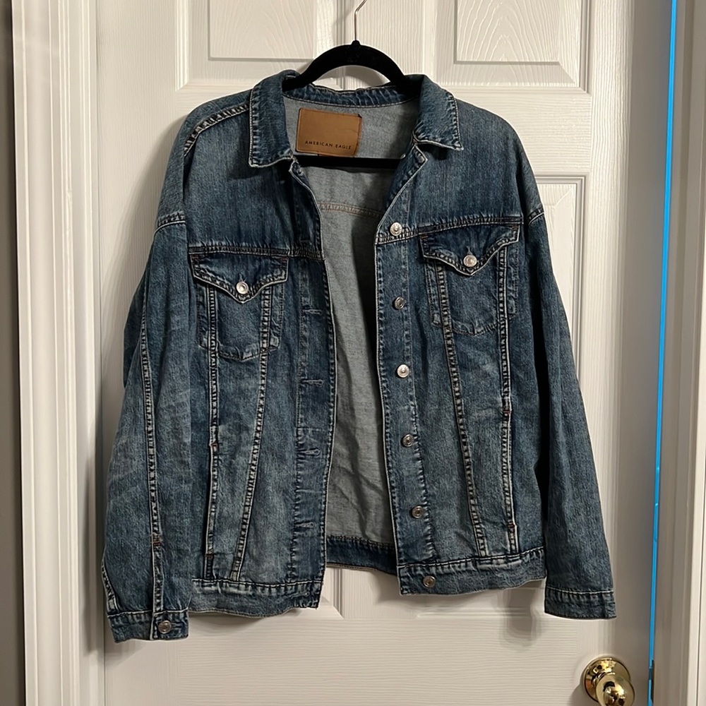 American Eagle Oversized Denim Jacket